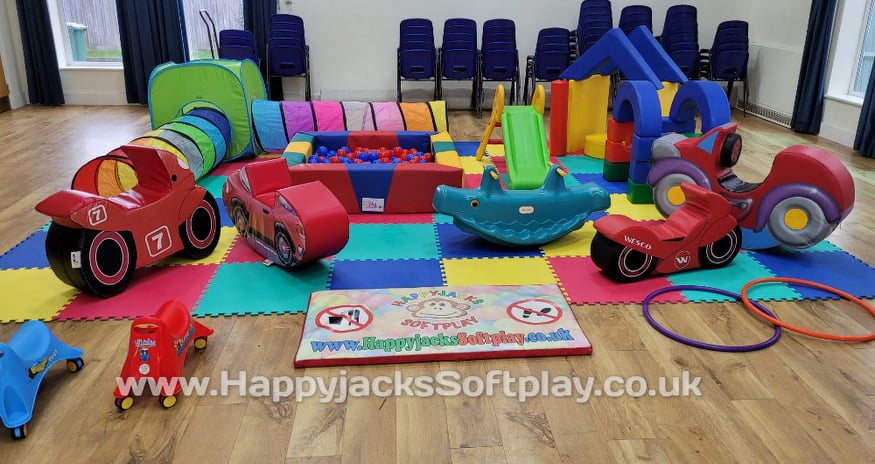 Large Soft Play Hire Package (with Vehicle Shapes)- £110