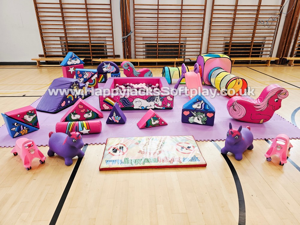 Rainbows & Unicorns ULTIMATE Soft Play Hire Package Happyjacks Rainbows & Unicorn ULTIMATE Soft Play Hire Package