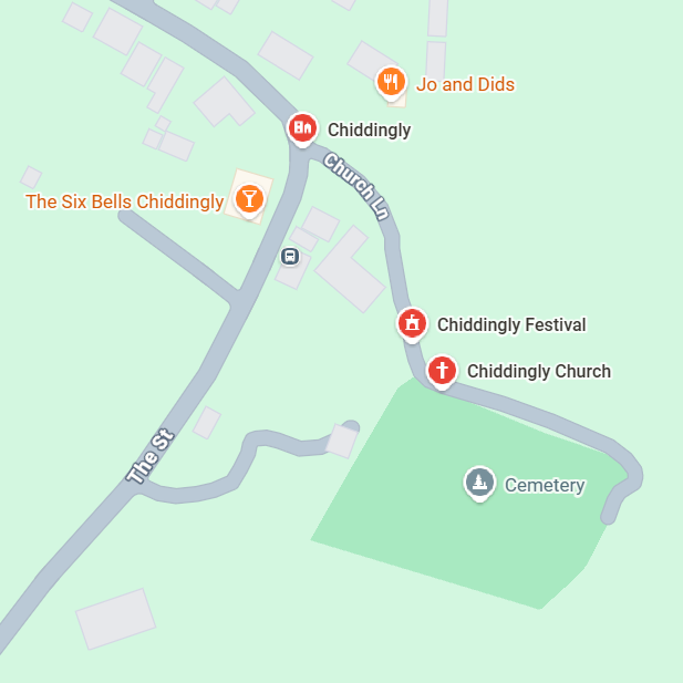 Chiddingly Village Hall Map
