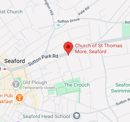 St Thomas More Church Hall Seaford Map